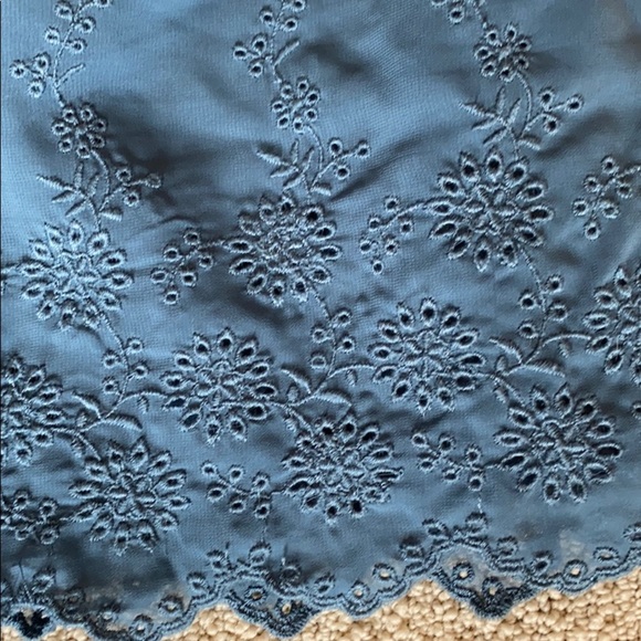 Frenchi Blue Lace Shorts - Picture 3 of 3